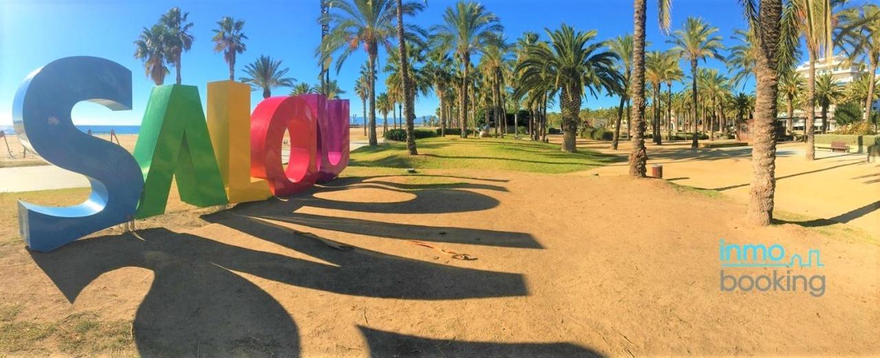 Апартаменты Atico Novelty Con Vistas Al Mar Салоу Экстерьер фото